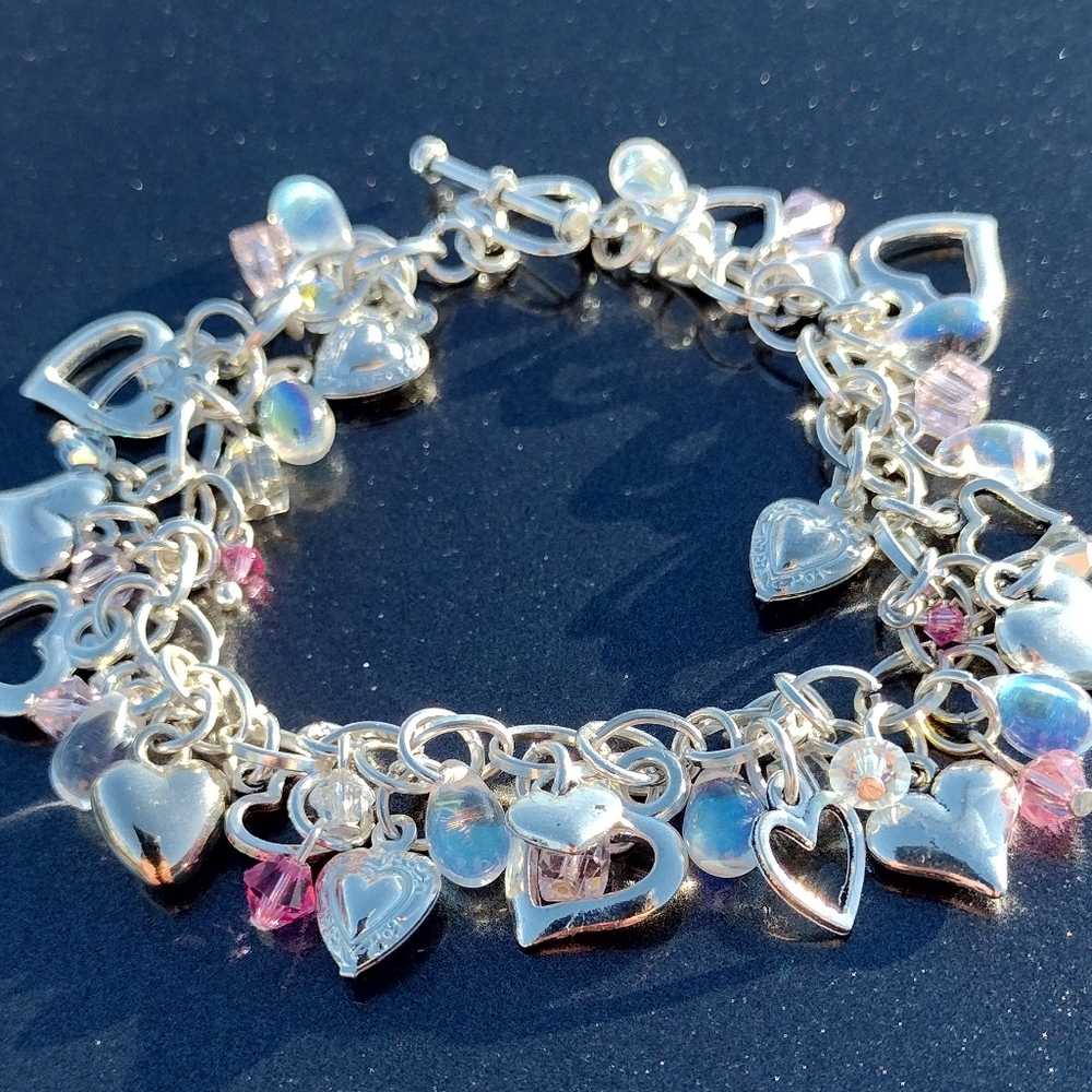 Swarovski Beaded Charm Bracelet